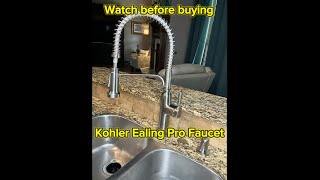 Honest review of Kohler Ealing Pro Faucet