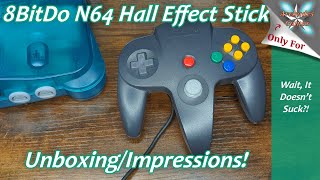 8BitDo N64 Hall Effect Replacement Stick - Unboxing/Install/Impressions!