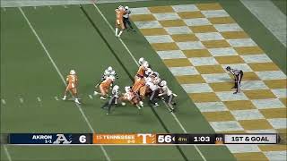 15 Tennessee vs Akron - Week 3  - College Football Scoring Plays 2022-2023