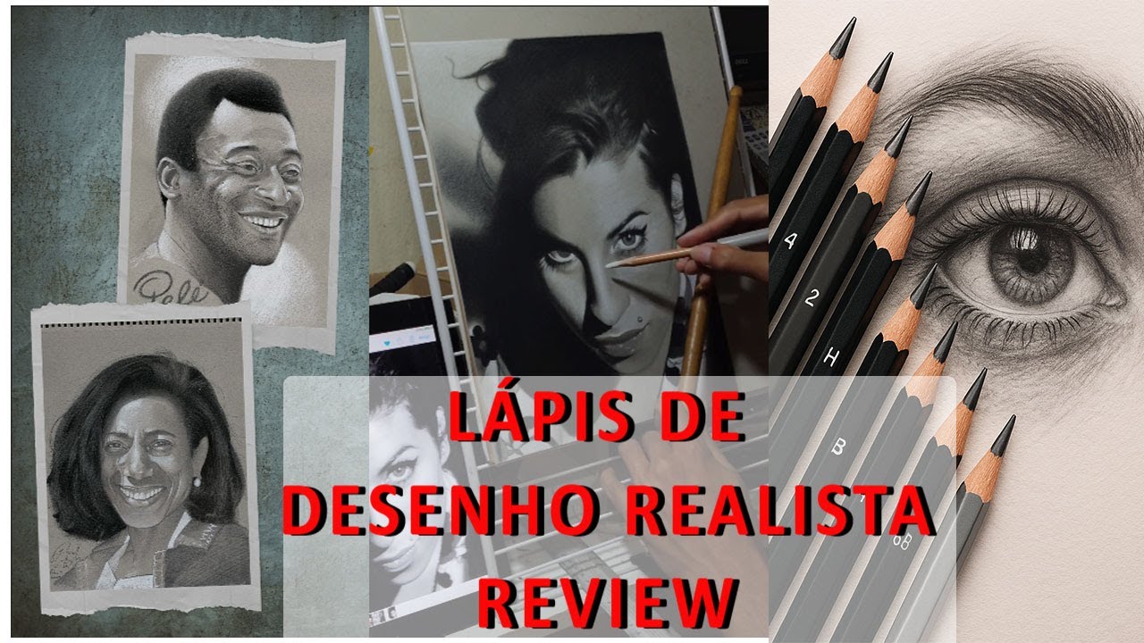 Material de desenho  - Lápis para desenho realista