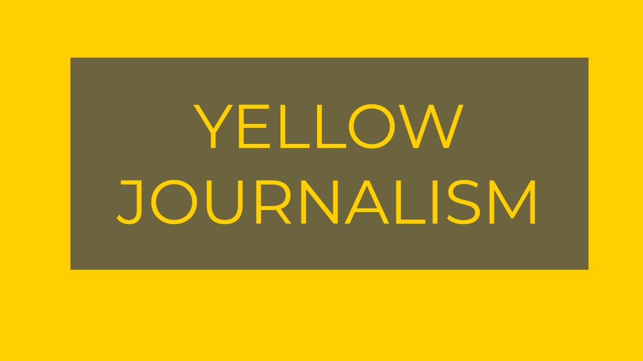YELLOW JOURNALISM PAPER 1 UGC NET YouTube