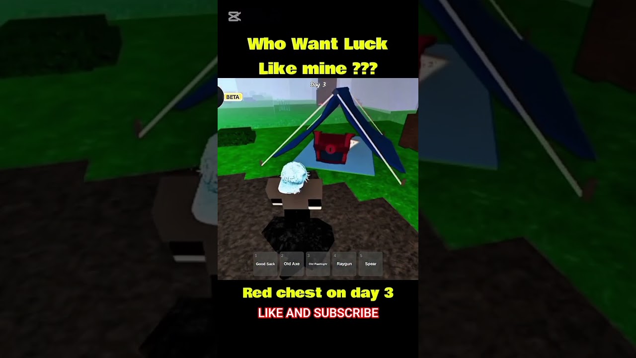 Red chest on day 3 lol