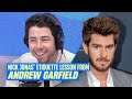 Nick Jonas gets a lesson in etiquette from Andrew Garfield | Capital