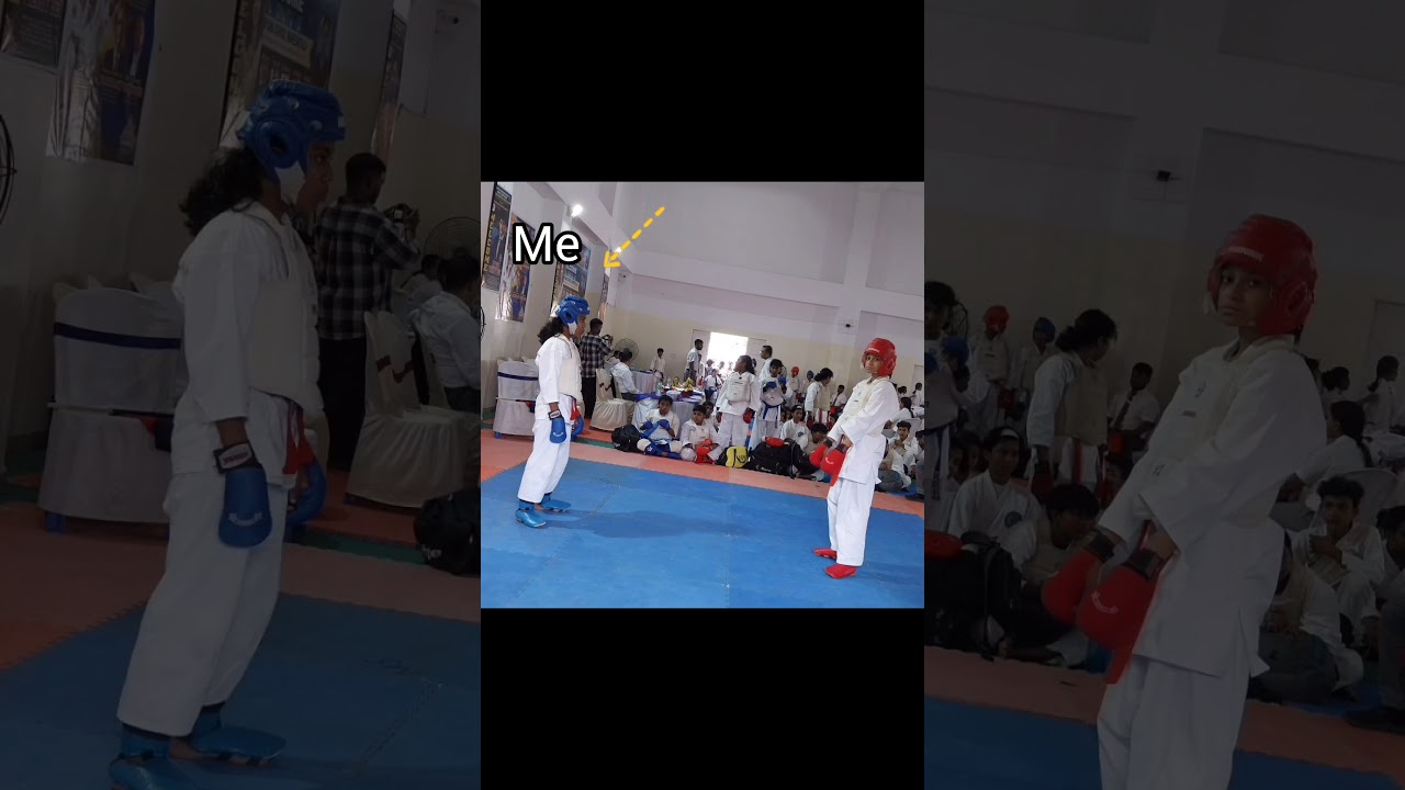 District Karate Championship 2025 and I got 3rd position 🥰💞