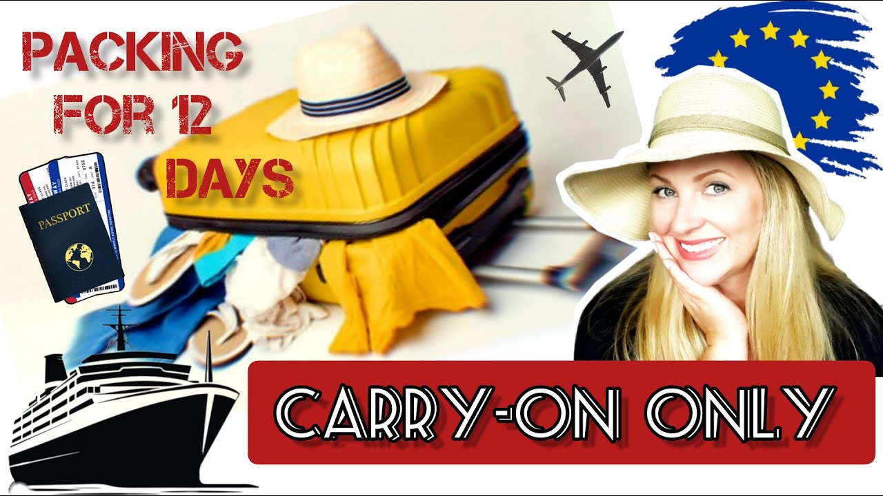 ZERO luggage travel internationally for 2 weeks with ONLY your CARRYON bags packinglist 
