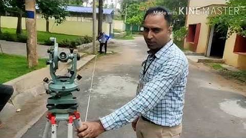 Trigonometric Levelling - Single plane method by HC Chowde Gowda