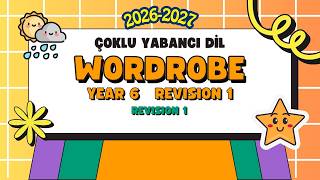 *YENİ* 6. Sınıf ÇYDEM İngilizce Revision 1 Kelimeleri I Maarif Model *YENİ* 6. Sınıf ÇYDEM İngilizce Revision 1 Kelimeleri I Maarif Model