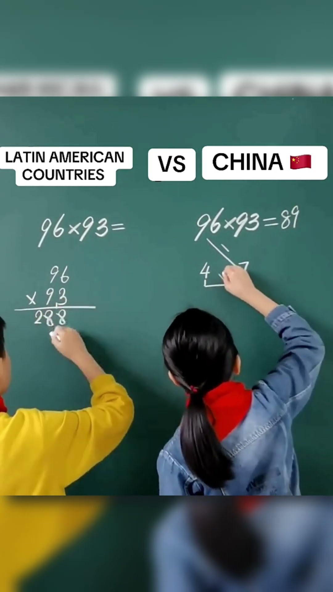 China girl, American boy, competition #shortvideo