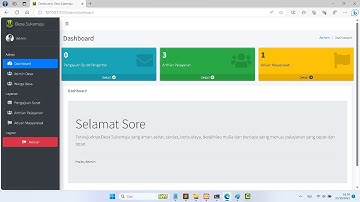 Aplikasi Pelayanan Kantor Desa Menggunakan Laravel versi 10