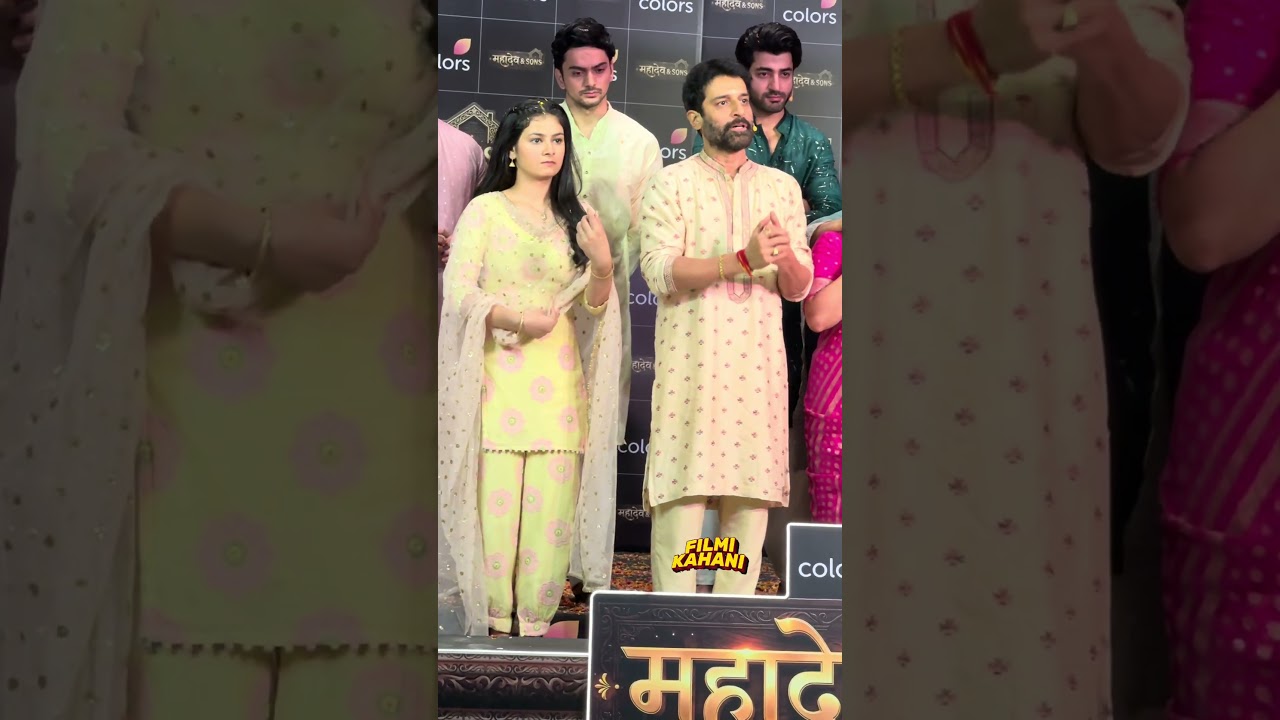Launch Of Colors Show Mahadev & Sons With Cast Shakti Anand, Sneha Wagh, Manasi Salvi