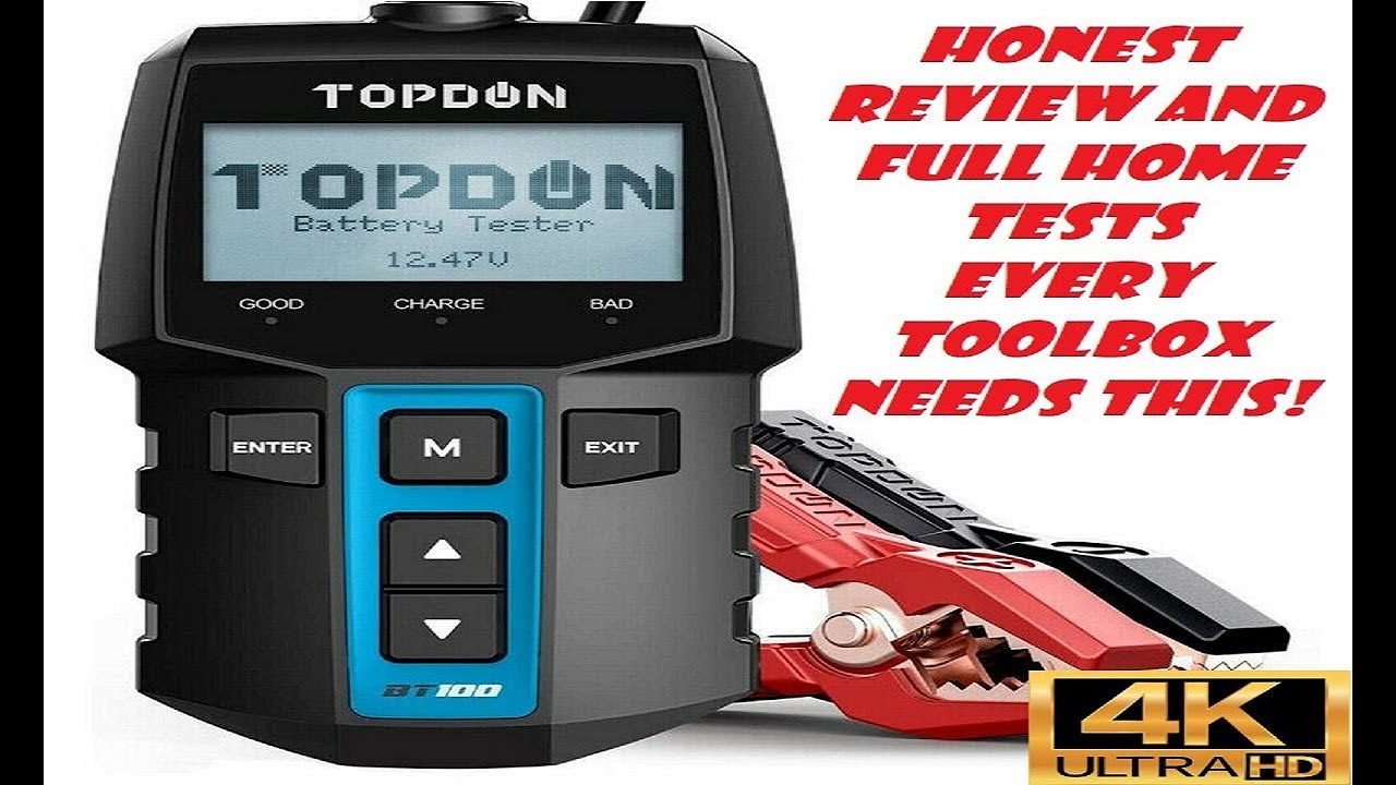The Topdon Bt100 Is The Best Car Battery Tester You Can Buy In 2023