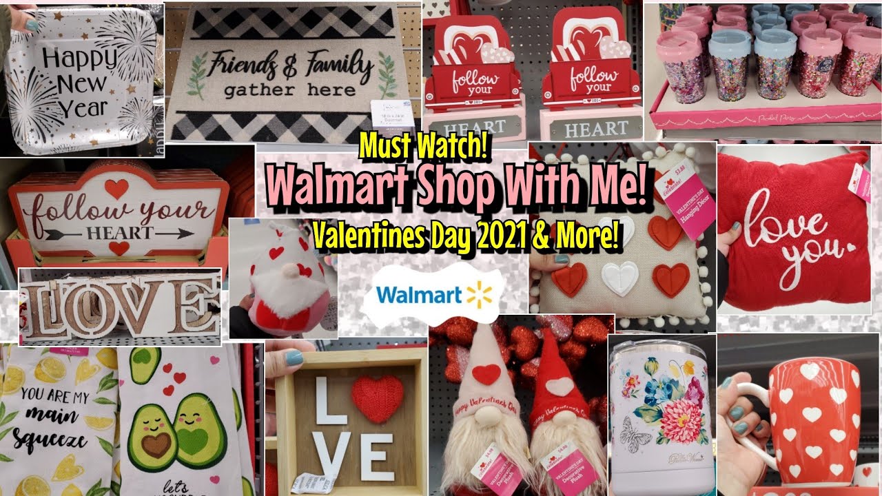 WALMART VALENTINES DAY 2021 COLLECTION & MORE SPRING - WINTER FINDS! COME WITH ME STORE WALKTHROUGH