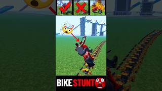 FRANKLIN 🤓 ne TOD DIYA MEGA RAMP 😱🔥 | Indian Bike Driving 3D #shorts