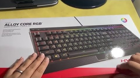Unboxing keyboard Hyper X Alloy Core RGB - ASMR Relaxing video - teclado. Silent unboxing
