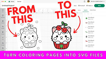 How To Turn Pictures Into SVG Files | How To Turn Coloring Pages Into SVG Files