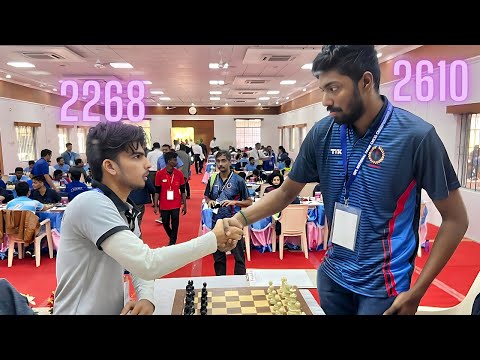 When 2268 beats 2610 | Adhiban vs Srihari | National Teams 2023