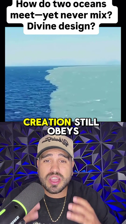 Why don’t these oceans mix? #atlantic #pacific #ocean #Jesus