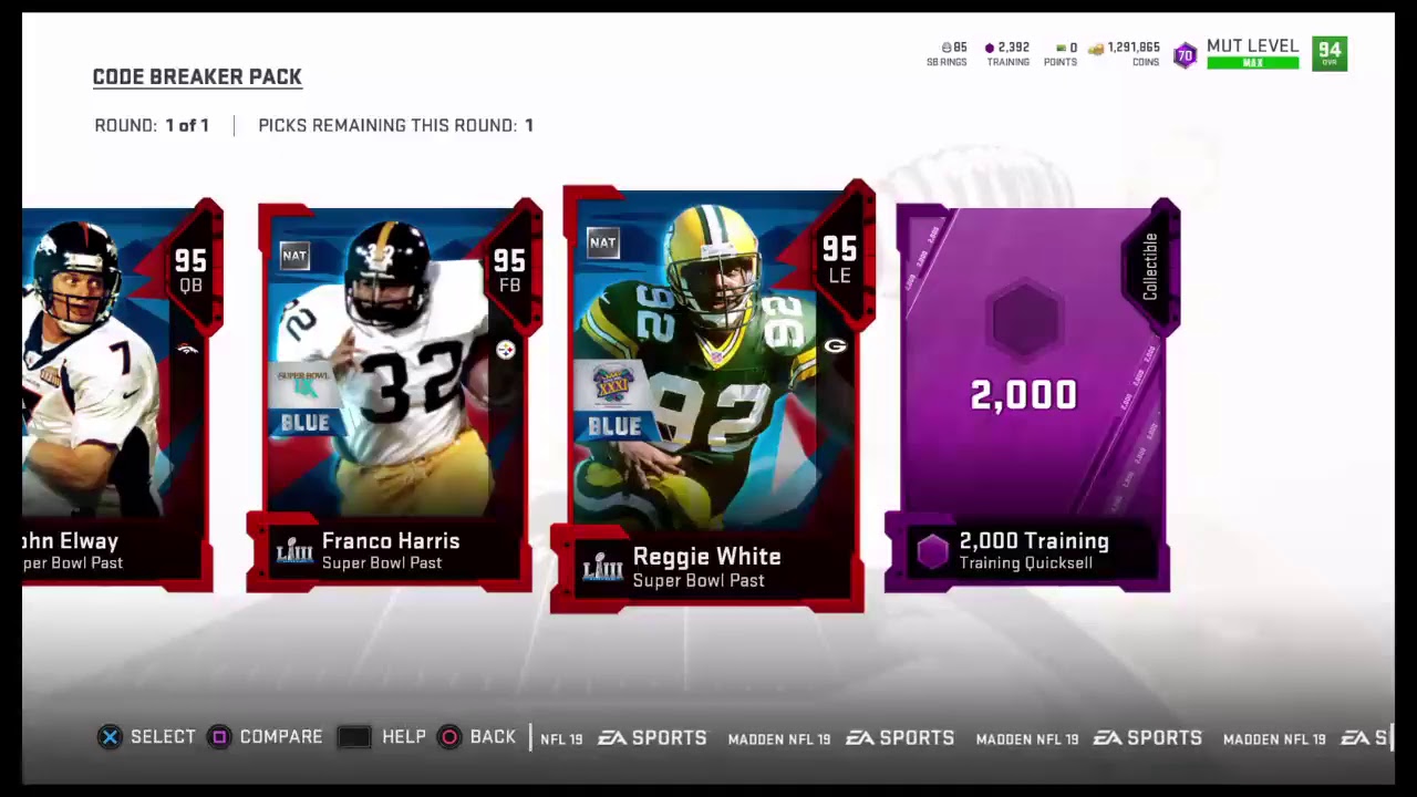 Mut 19 Super bowl Blitz