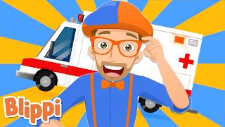 Blippi | Ambulance Song!  | Educational Videos for Toddlers | Cars for Children