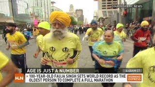 This 100-year-old guy just ran a marathon!