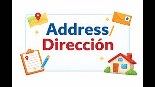 How to say your address in English