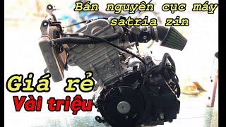  Bán nguyên cục máy SATRIA zin giá mềm.. và gồm các linh kiện theo xe /TUAN PHAN VLOG