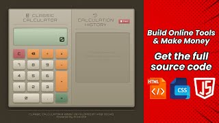 Build Online Tools & Make Money | Classic Calculator Tool Source Code | Plixorobd screenshot 4