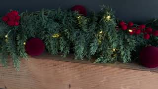 Elegant Pre-Lit Garland for Holiday Decor