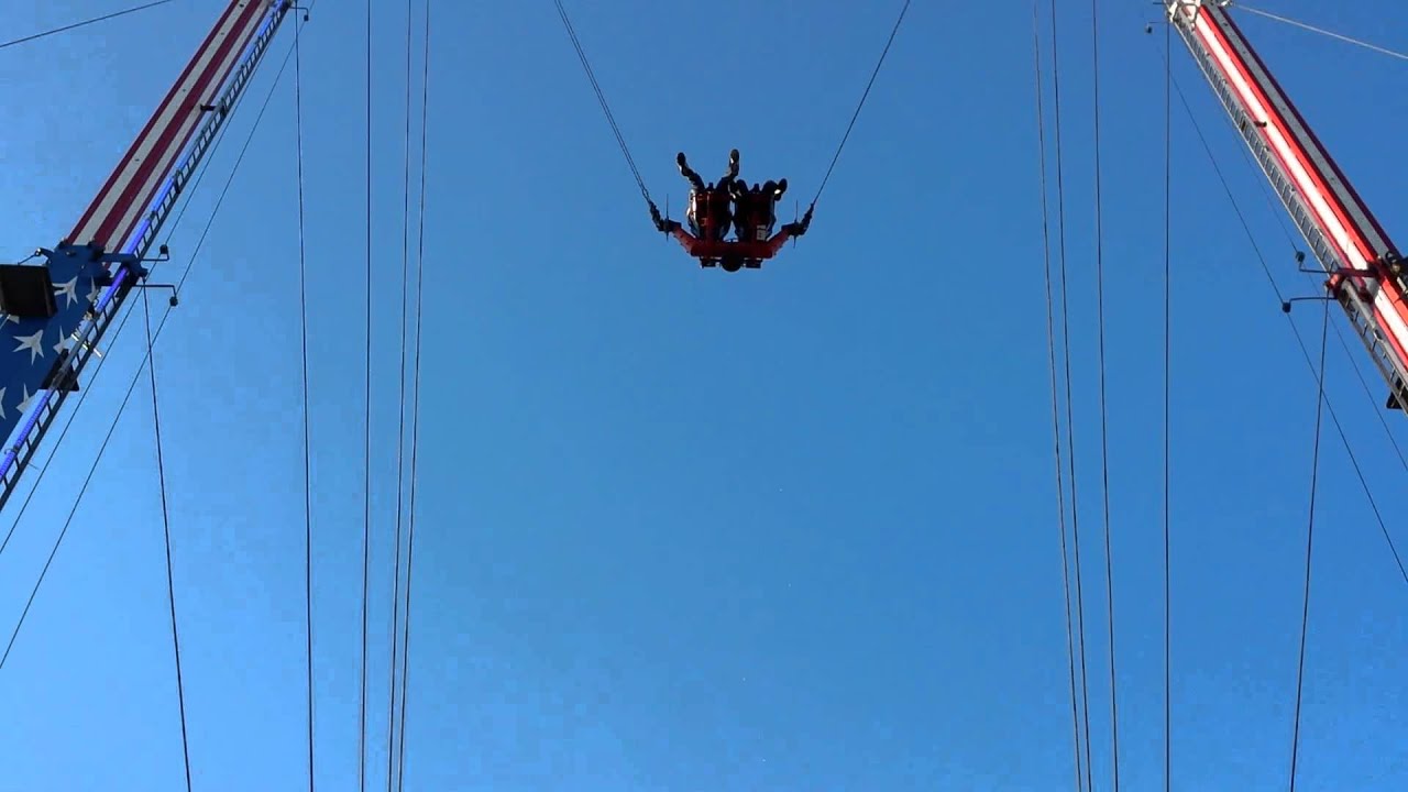 Human slingshot at the Puyallup Fair YouTube