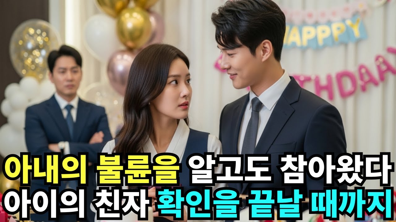 아내의 불륜을 알고도 참아왔다 아이의 친자 확인을 끝날 때까지