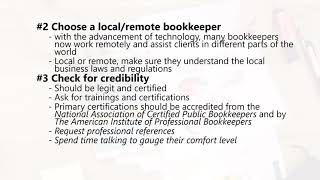 Module 3   Hiring a Bookkeeper