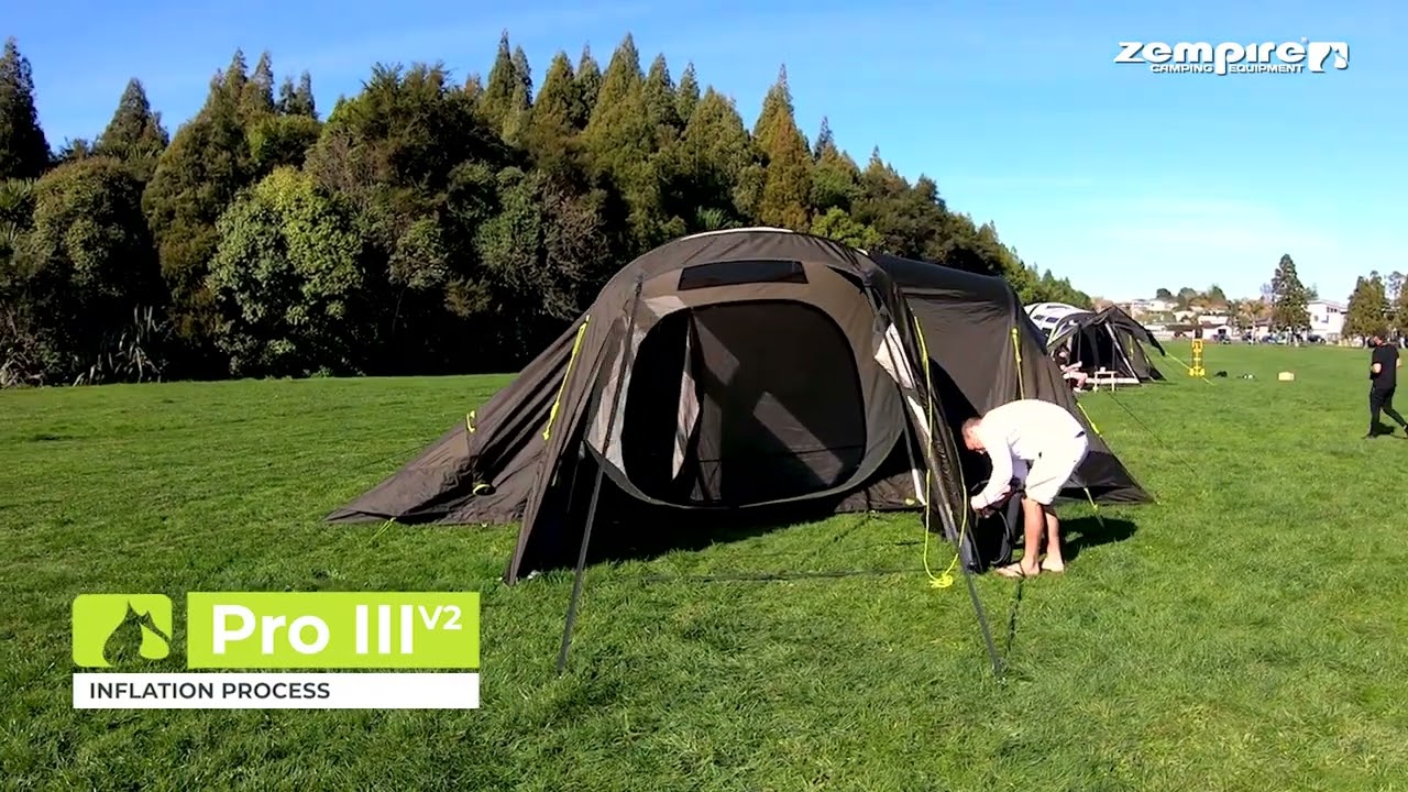 Zempire Pro III V2 Air Tent - Inflation Video - YouTube