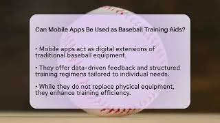 Can Mobile Apps Be Used as Baseball Training Aids? | Baseball Equipment Hub News screenshot 4