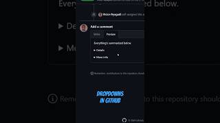 Hide Long Content In Dropdowns In Github For Better Organization