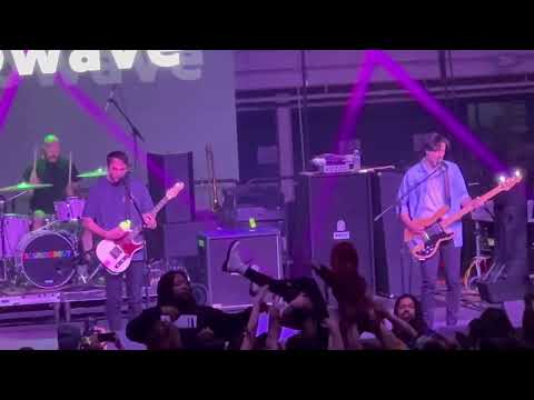 Microwave performing "Trash Stains" at ROUNDABOUT Festival in Detroit, MI on 3/30/24