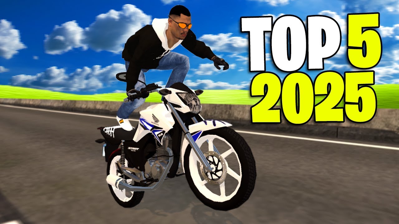 TOP 5 MELHORES JOGOS de MOTO em 2025!
