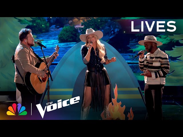 Josh Sanders, Karen Waldrup and Tae Lewis Perform Forever Young | The Voice Lives | NBC class=