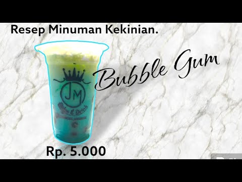 Minuman Bubble Gum