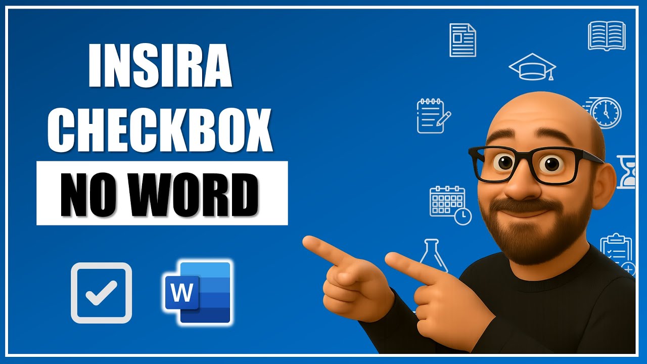 Como Inserir CheckBox no Microsoft Word - YouTube