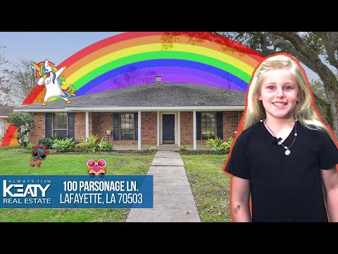 100 Parsonage Ln., Lafayette, LA home video tour