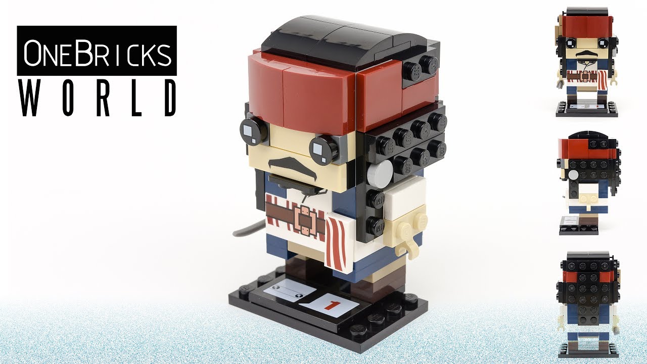 LEGO Brickheadz 41593 Captain Jack Sparrow - Lego Speed Build