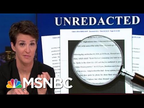 President Donald Trump Campaign Hush Money Scam Appears To Have Worked | Rachel Maddow | MSNBC