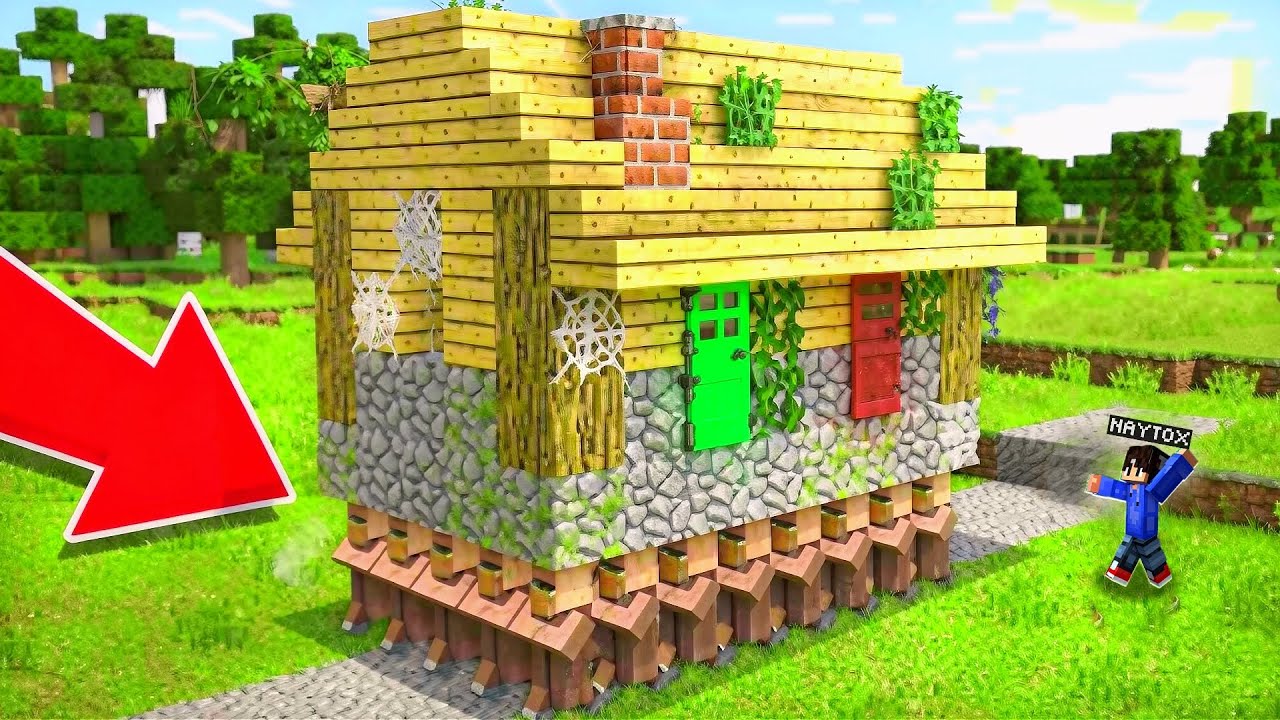 QISHLOQDA SIRLI UY PAYDI BOLIBDI UNI ICHIDA KIM YASHAYDI? | NAYTOX MINECRAFT #minecraft #naytox 