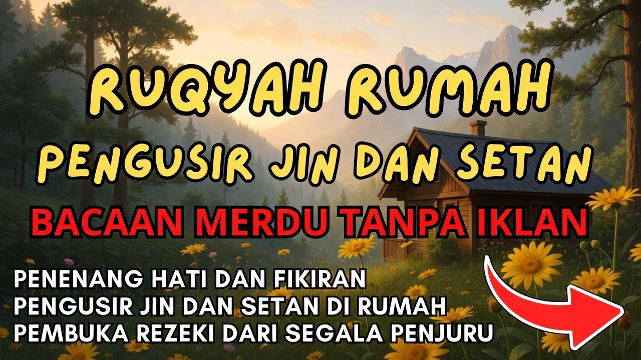 Rumah Jadi Tenang dan Berkah! Putar Sekarang: ruqyah rumah pengusir jin dan setan