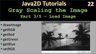 GrayScale | Part 3 - Load Png Image | Java2D Tutorial #22