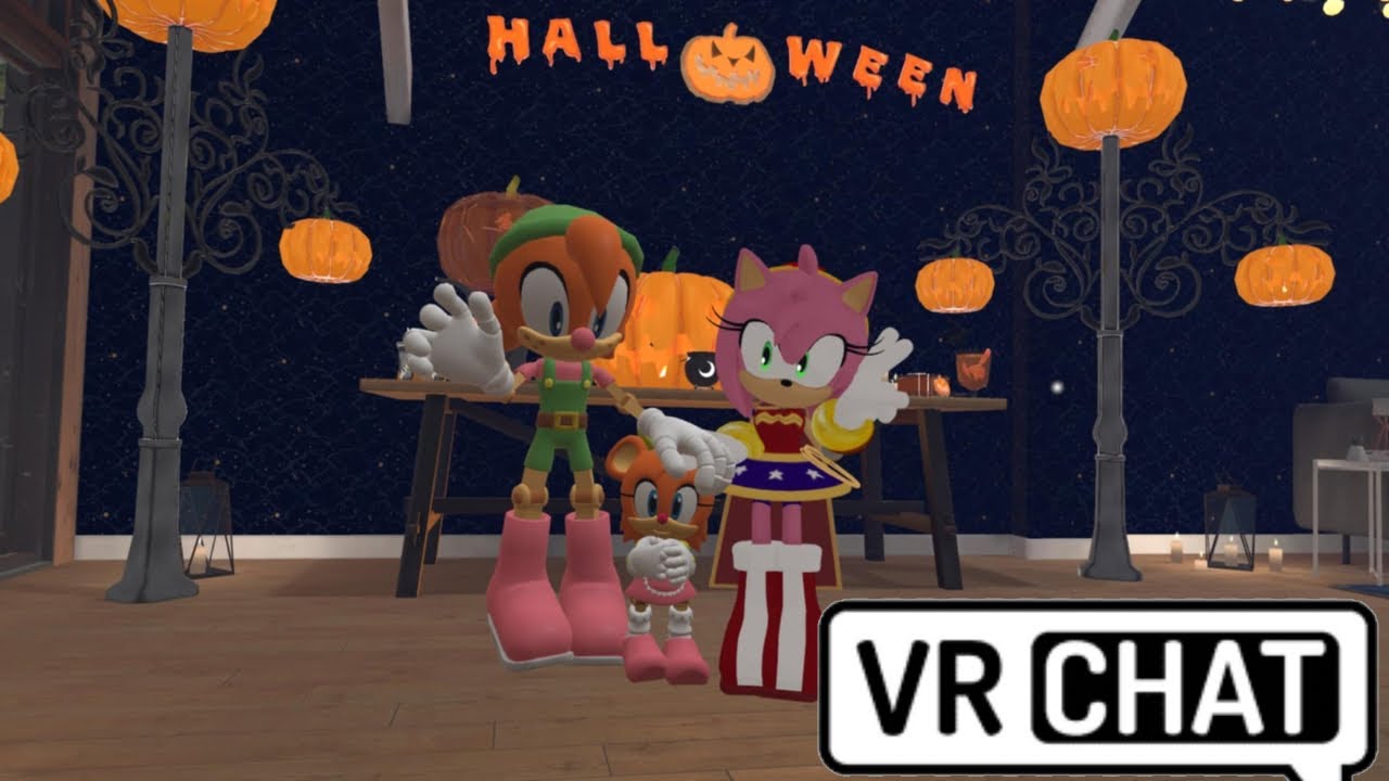 Beck and Nella Visit Cool Knuckle and Amy-VRChat