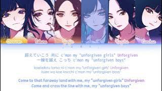 Download lagu JAPANESE VER LE SSERAFIM   UNFORGIVEN feat  Nile Rodgers, Ado 歌詞 Color Coded Lyrics KAN ROM