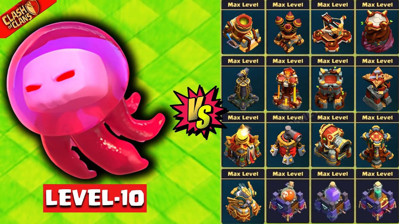 *New Pet* Angry Jelly Vs All Defence | Clash of Clans | Clashflict