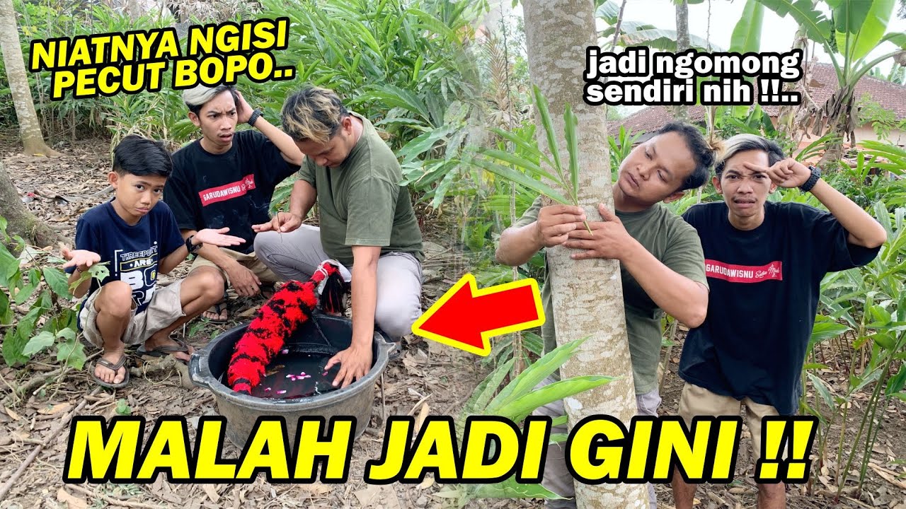 Aduh salah ritual !! Pecut bopo Enthul nekat dimasukkan ke air