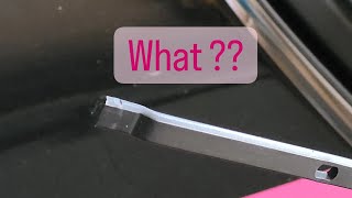 Weird Wiper Blade 2013 Mini Cooper